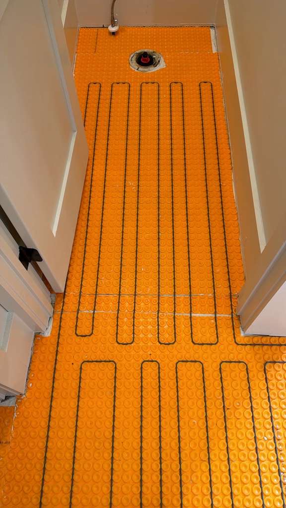 Wall tile installation with premium ceramic