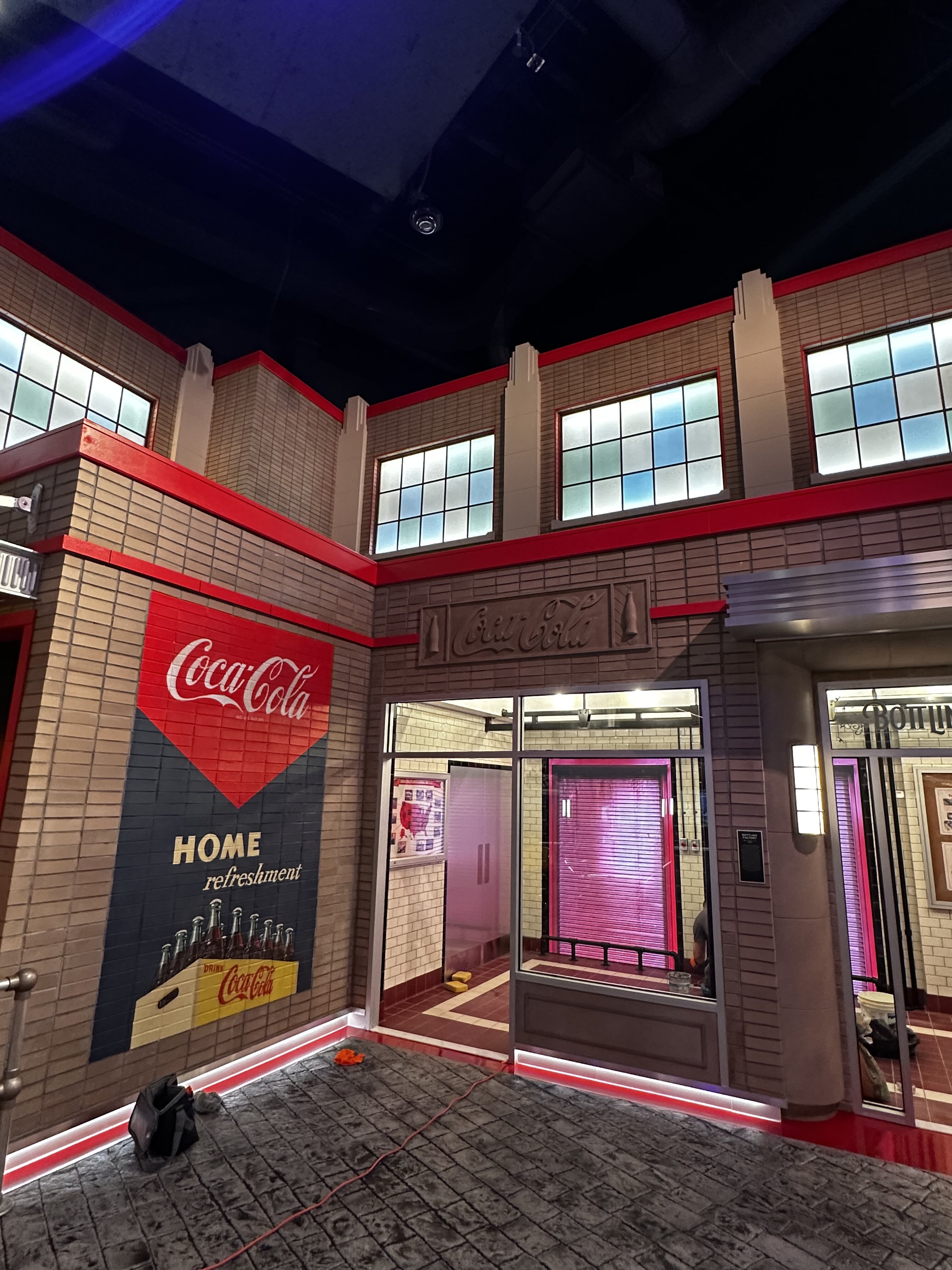 Coca-Cola commercial flooring project detail